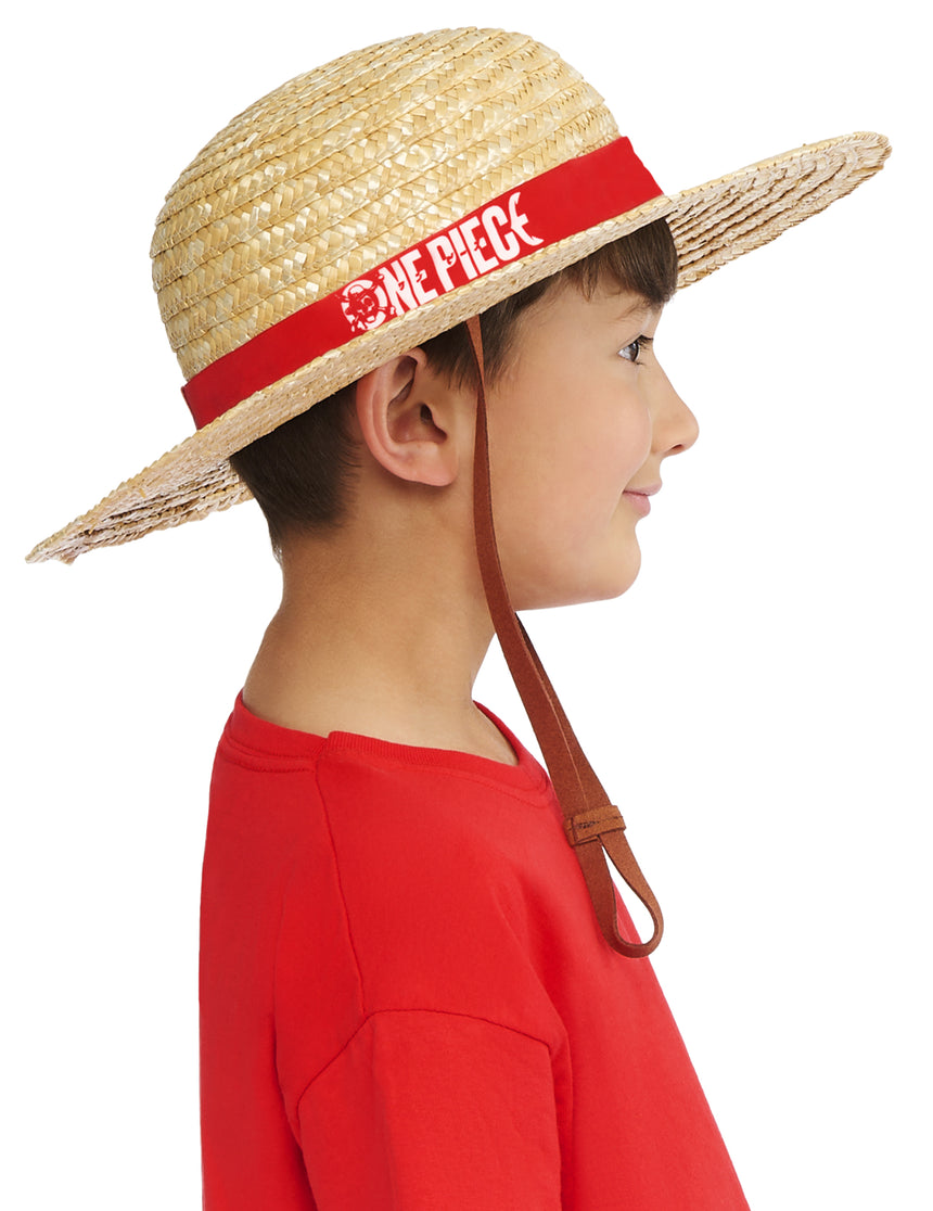 Chapeau de pirate Luffy One Piece enfant