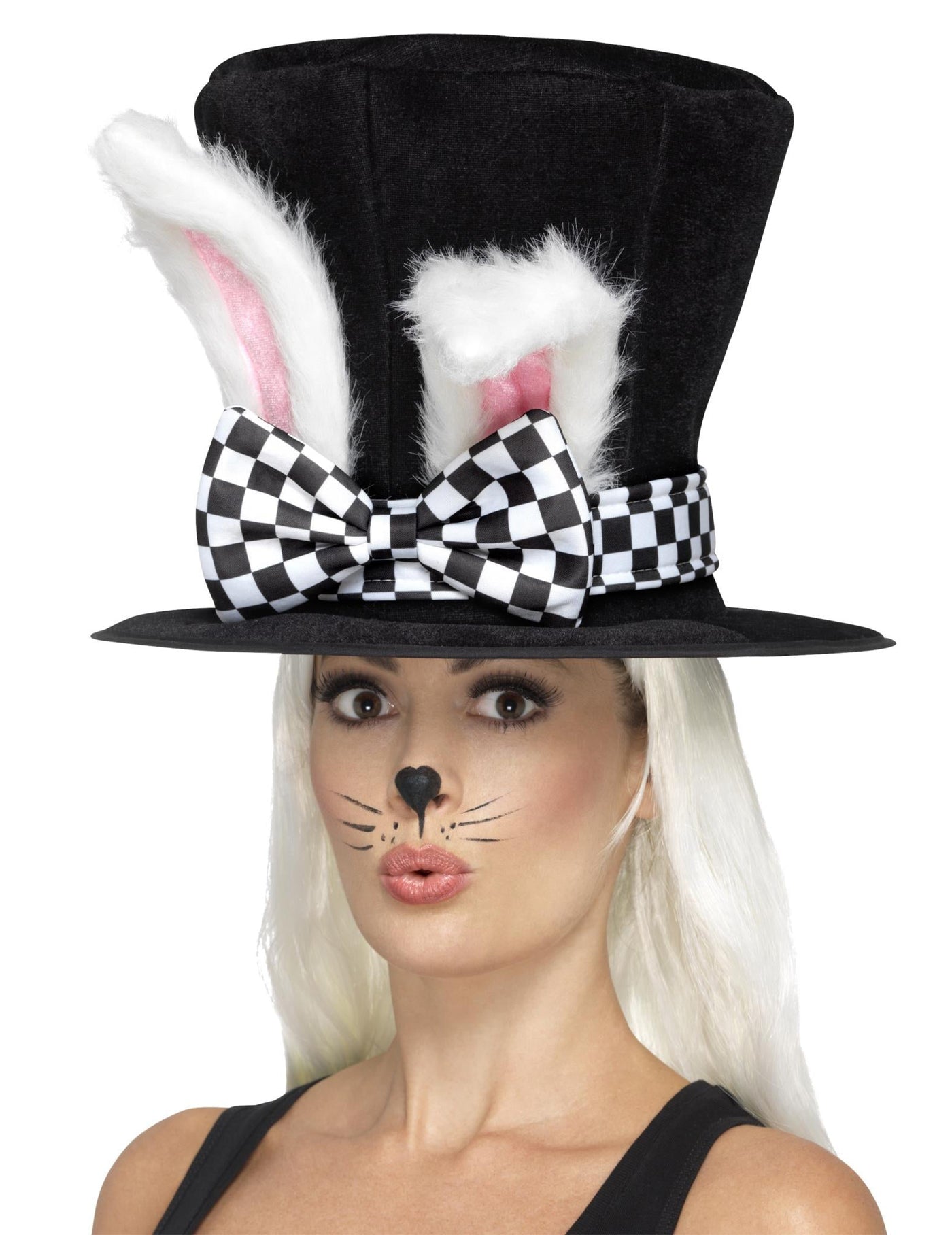 Chapeau haut de forme lapin adulte