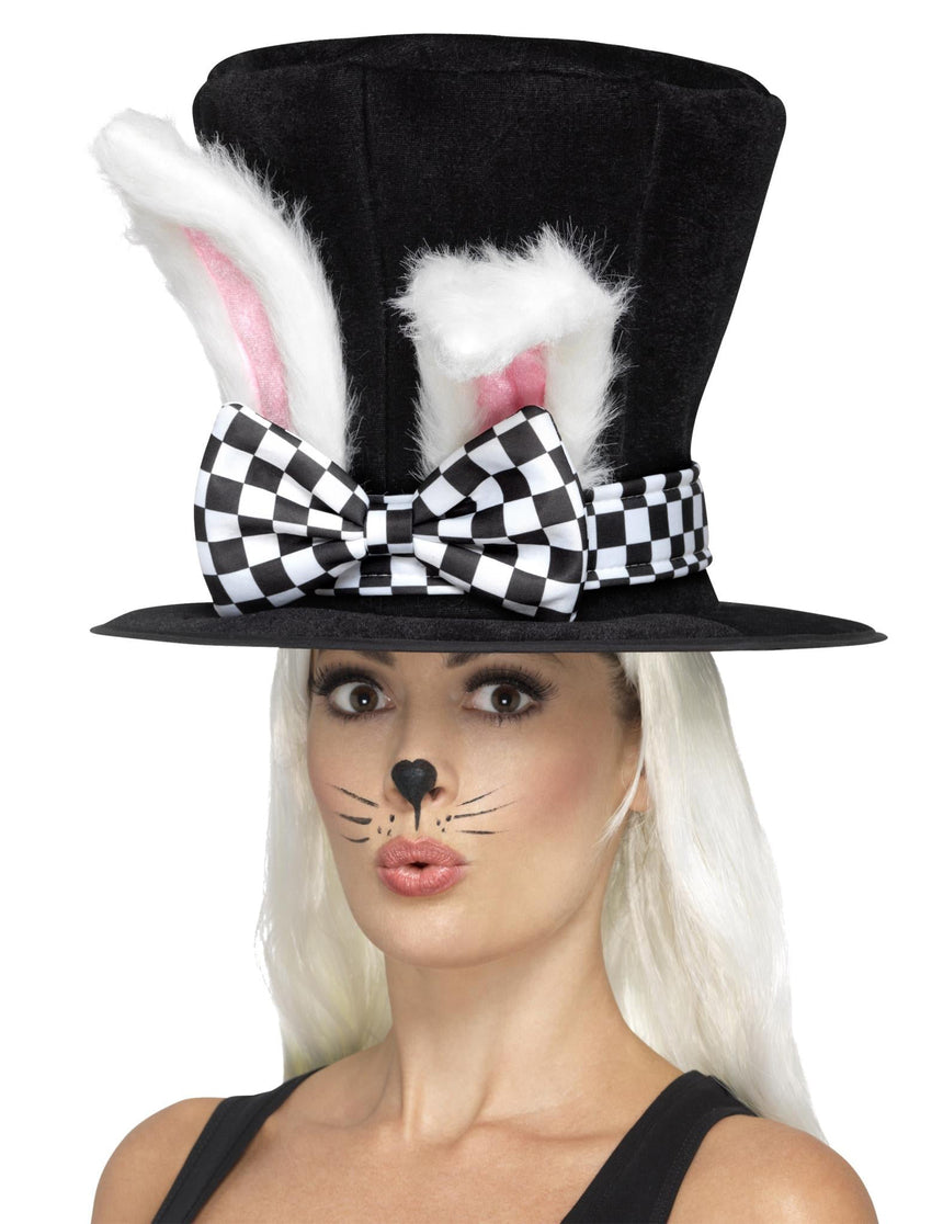 Chapeau haut de forme lapin adulte