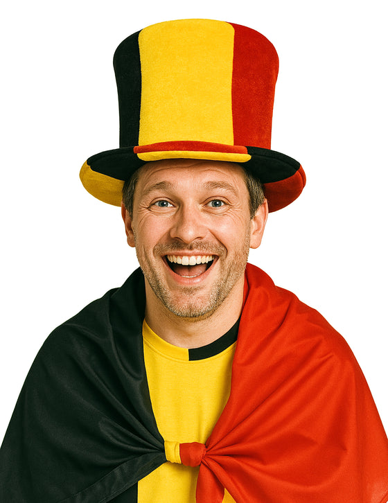 Chapeau haut de forme supporter Belgique
