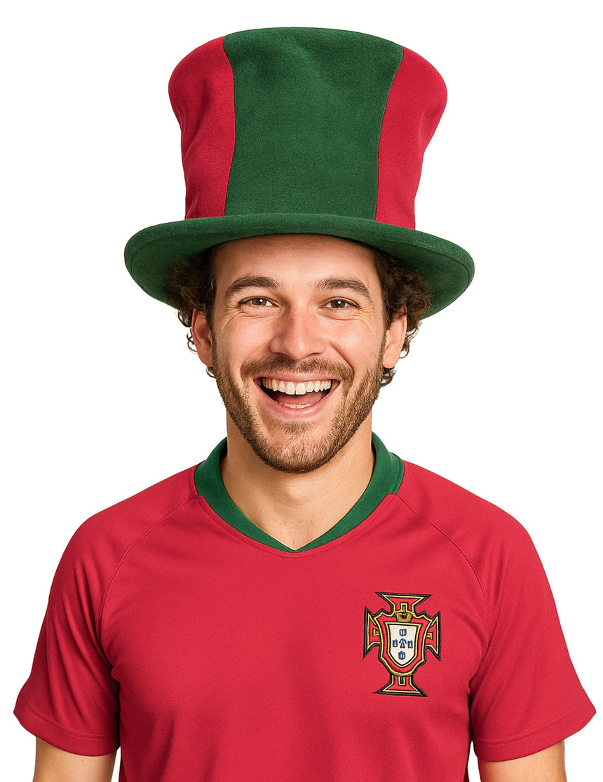 Chapeau haut de forme supporter Portugal