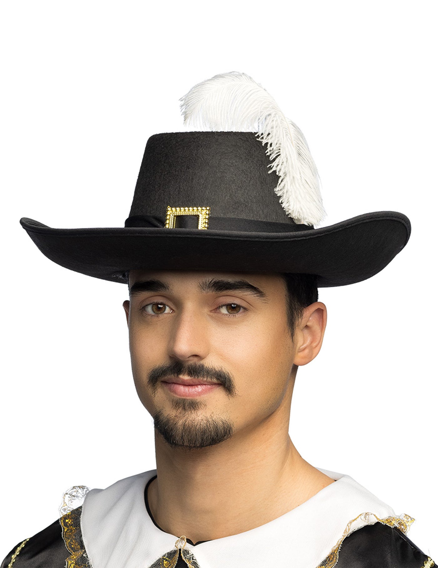 Chapeau mousquetaire noir adulte