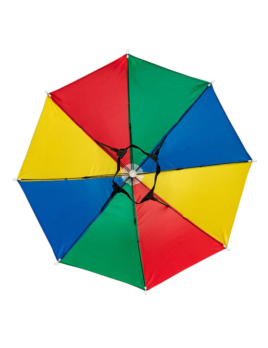 Chapeau parapluie multicolore adulte