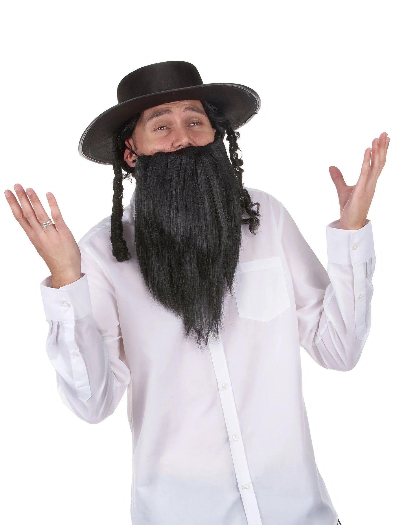 Chapeau rabbi adulte