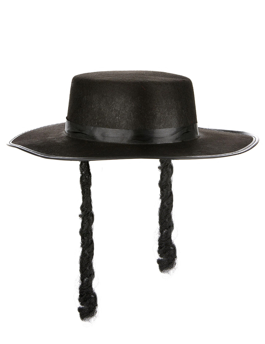 Chapeau rabbi adulte