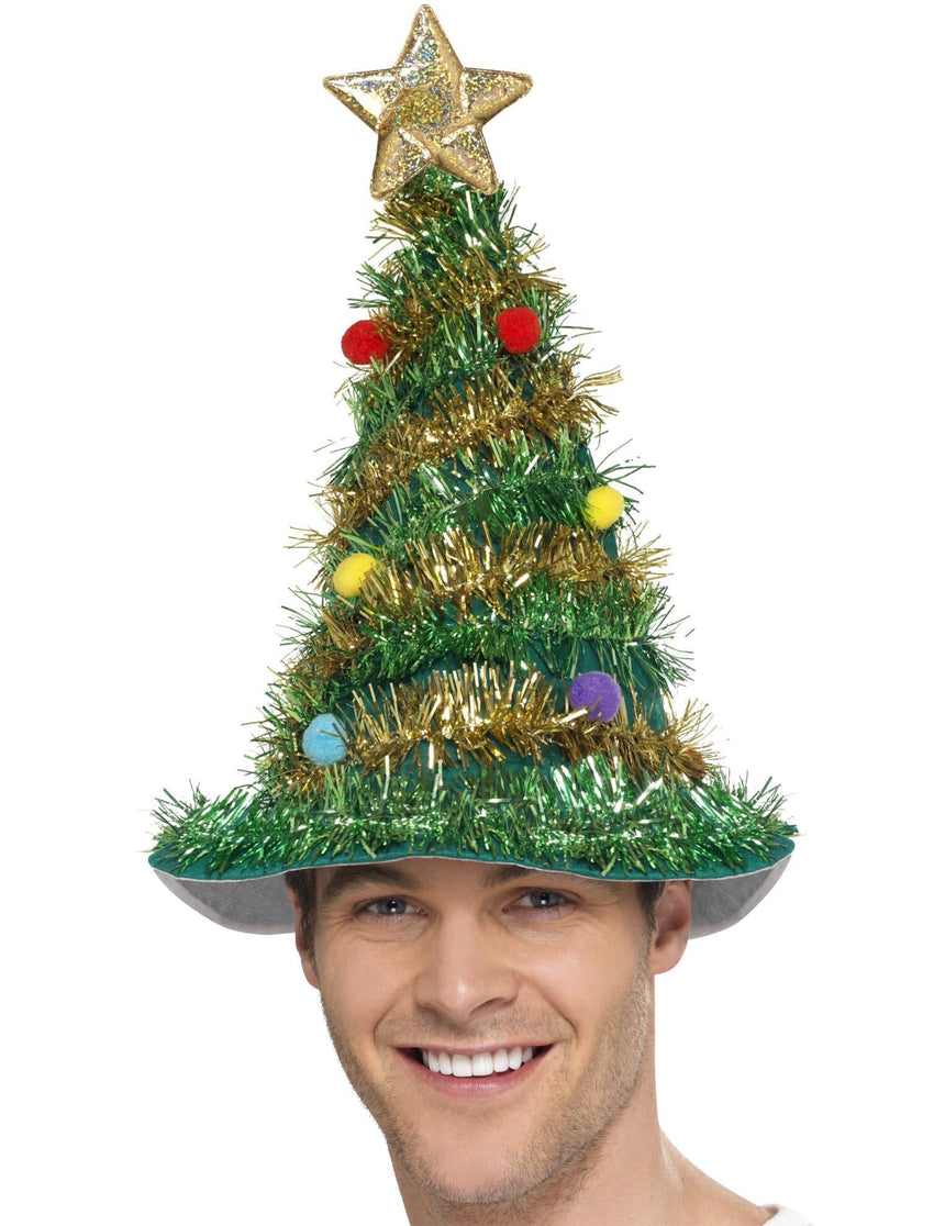 Chapeau sapin décoré adulte Noël
