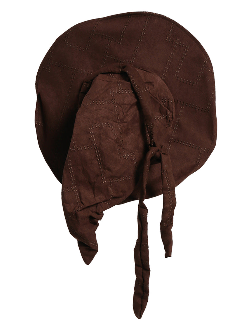 Chapeau sorcier marron adulte