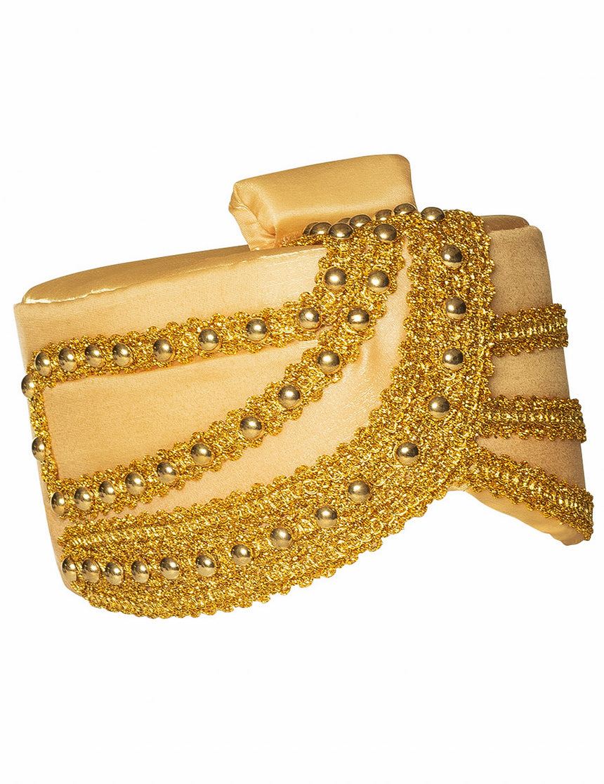 Chapeau sultan doré adulte