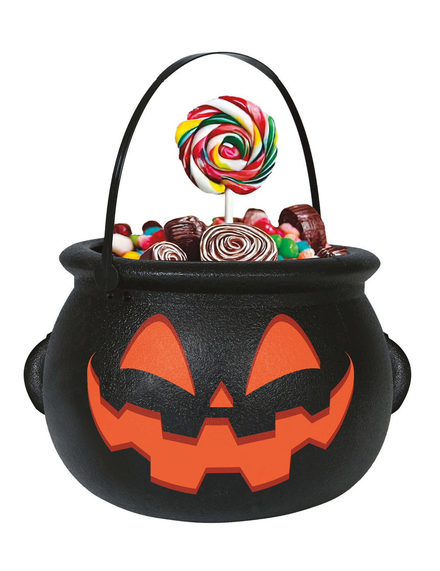 Chaudron citrouille noire 16 cm
