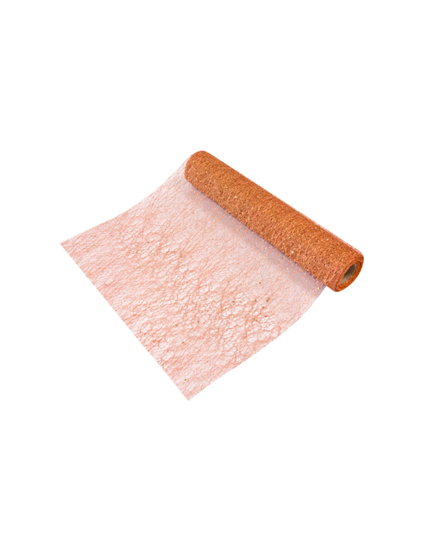 Chemin de table en intissé métallisé rose gold 28 cm x 5 m