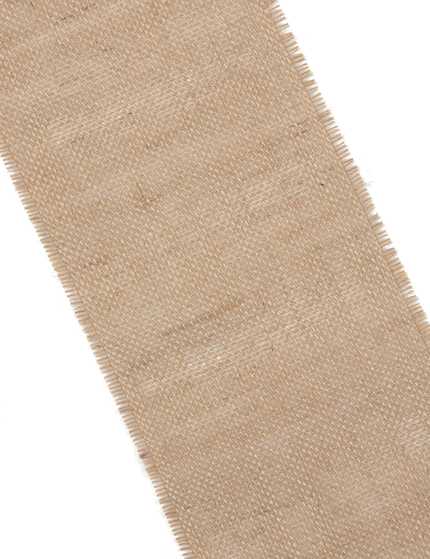 Chemin de table en toile de jute 15 cm x 5 m décoration naturelle