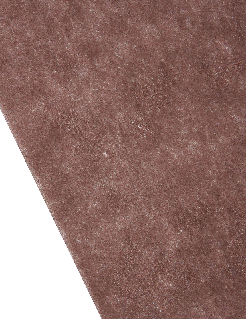 Chemin de table intissé marron 29 cm x 10 m, décoration festive