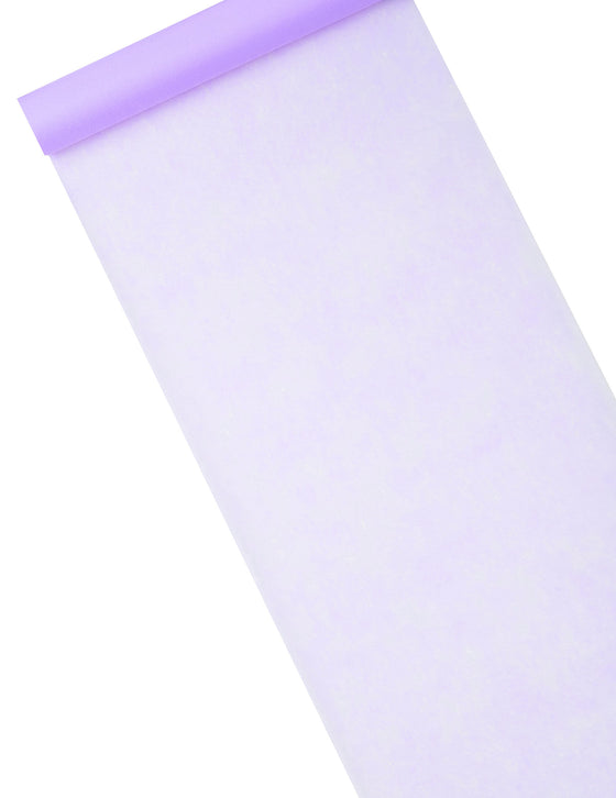 Chemin de table intissé parme 29 cm x 10 m décoration fête