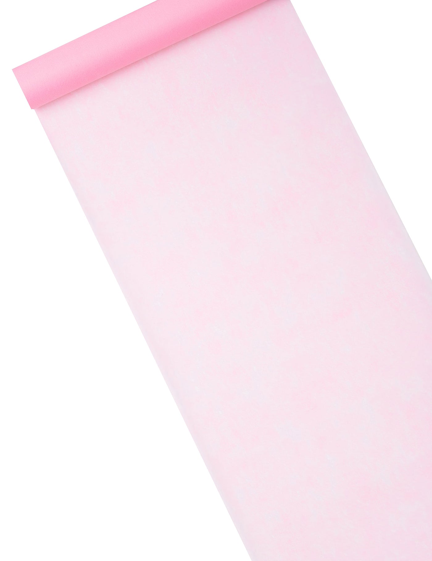 Chemin de table intissé rose clair 29 cm x 10 m en rouleau