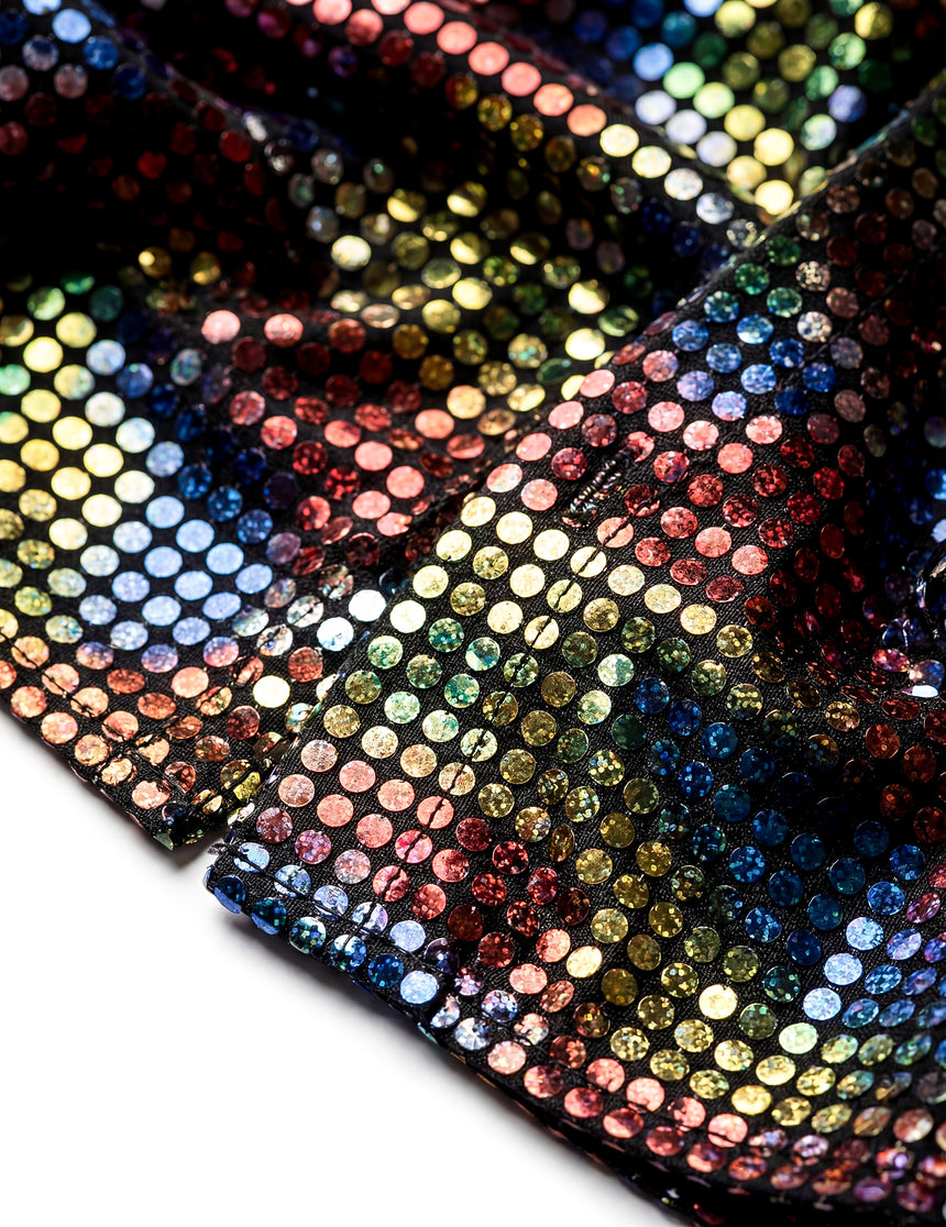 Chemise homme disco multicolore haut de gamme