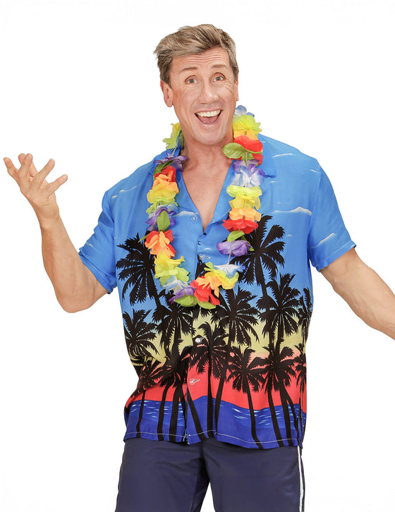 Chemise touriste hawaïen adulte