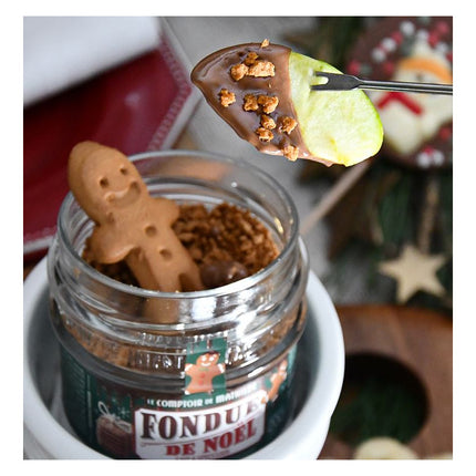 Anti-Gaspi - Fondue de Noël - Chocolat au Lait Brisures de Speculoos - 200g