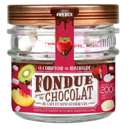 Fondue Chocolat Lait et Mini Guimauves - 200g