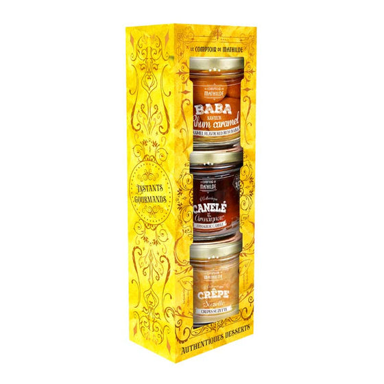 Coffret Authentiques Desserts - 3 x 100g