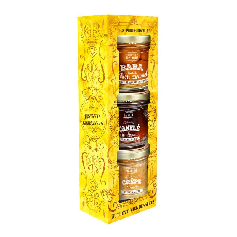 Coffret Authentiques Desserts - 3 x 100g