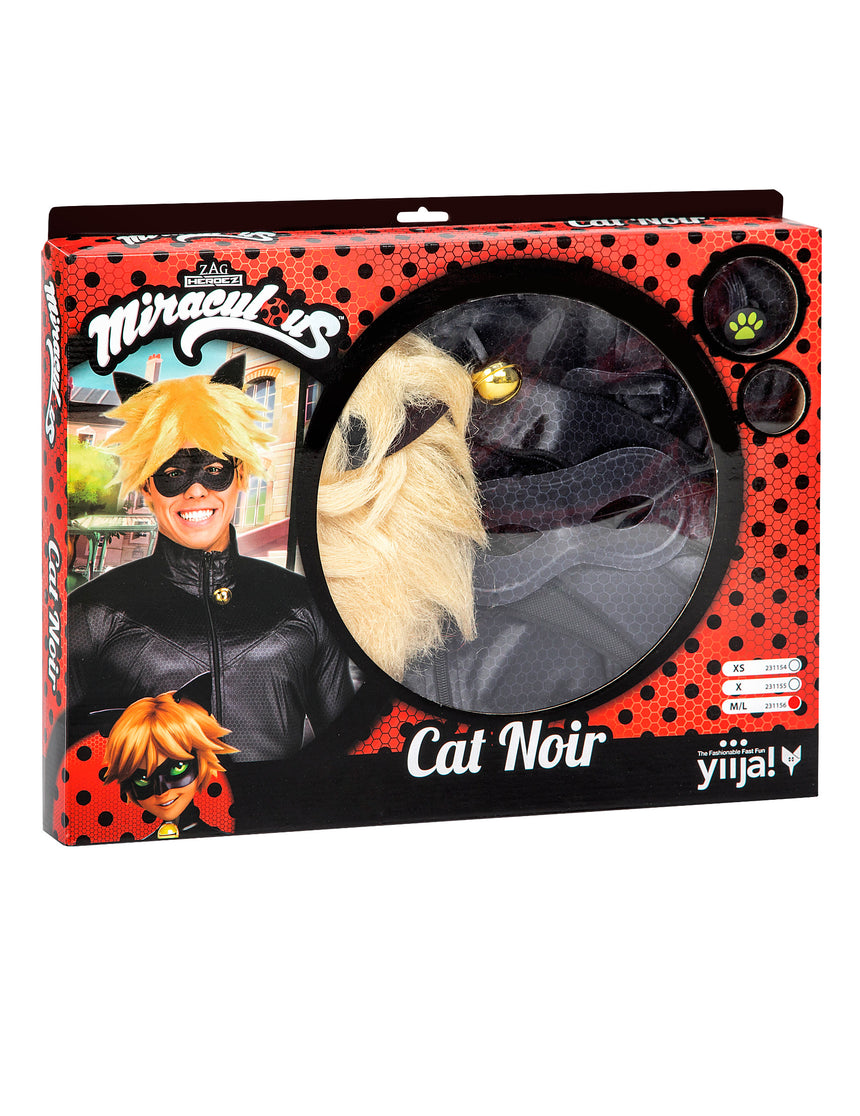 Coffret déguisement Chat Noir Miraculous adulte
