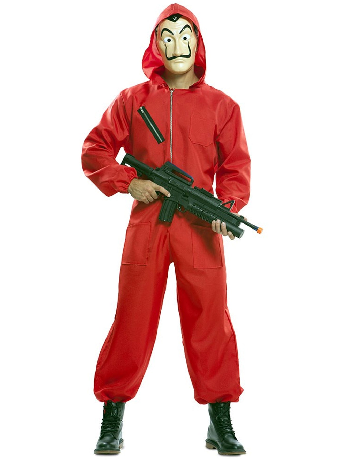Coffret déguisement et masque luxe La Casa de Papel adulte