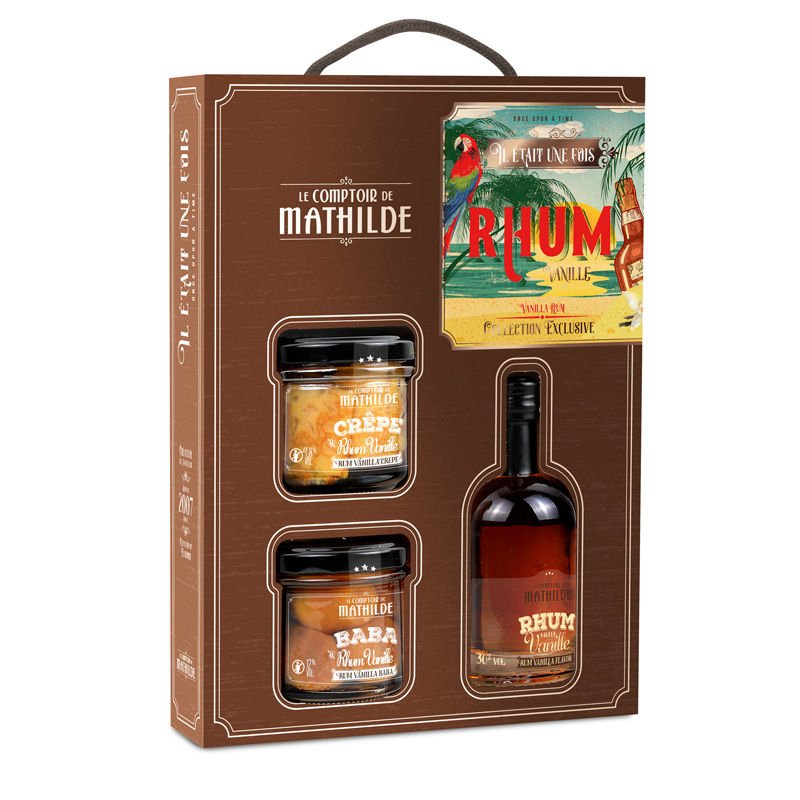 Coffret "Il était une fois Rhum Vanille"