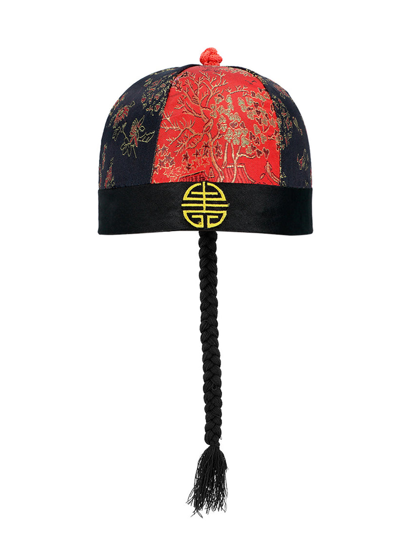 Coiffe chinois avec tresses adulte