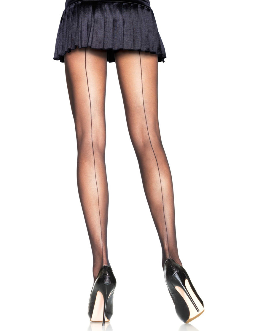 Collants couture noirs femme