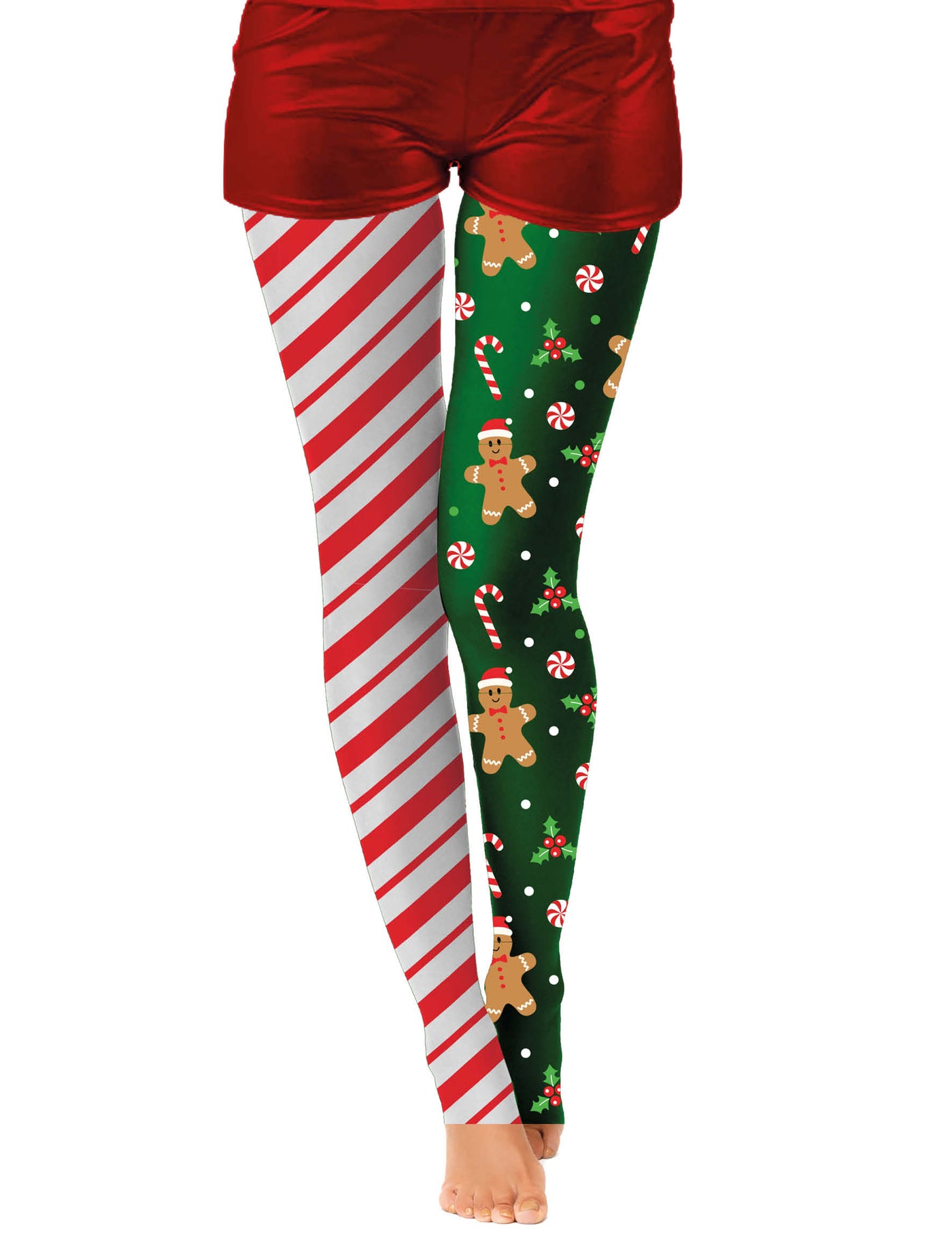 Collants de Noël pain d'épice adulte
