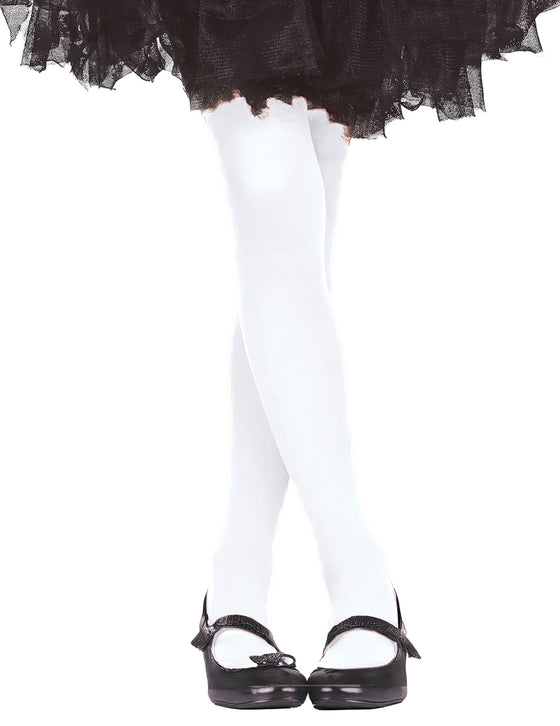 Collants opaques blancs pour enfant