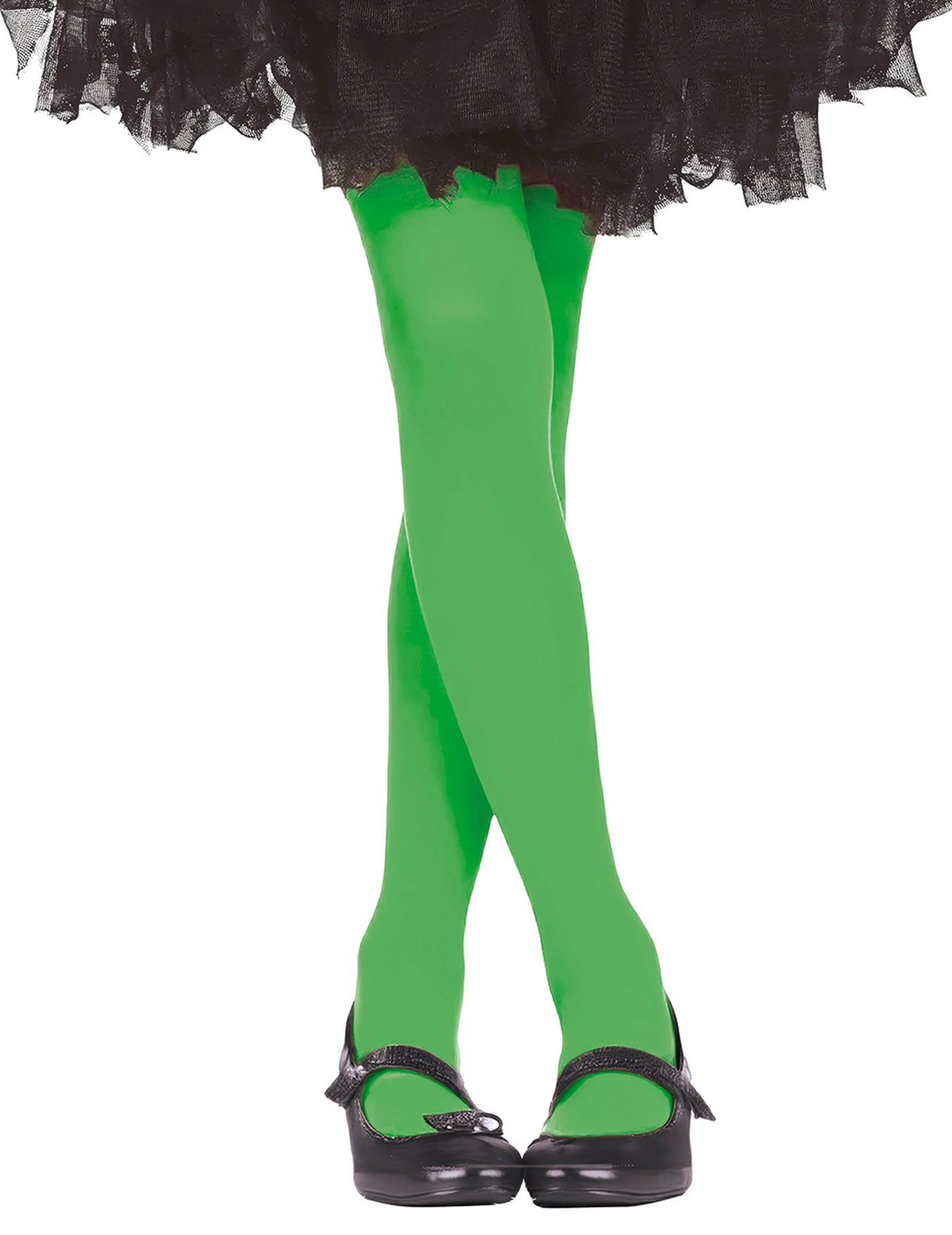Collants verts opaques fille