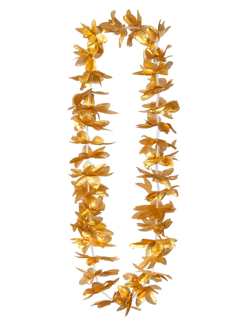 Collier fleurs dorées
