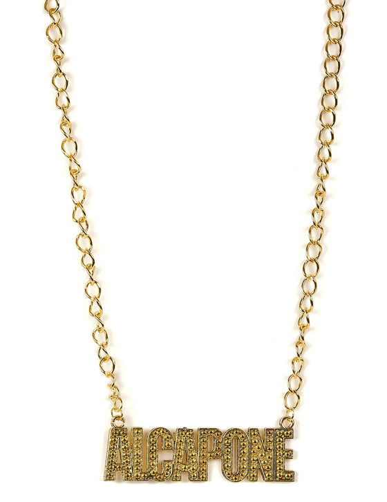 Collier gangster Al capone adulte