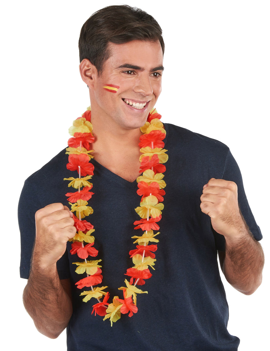 Collier supporter Espagne adulte