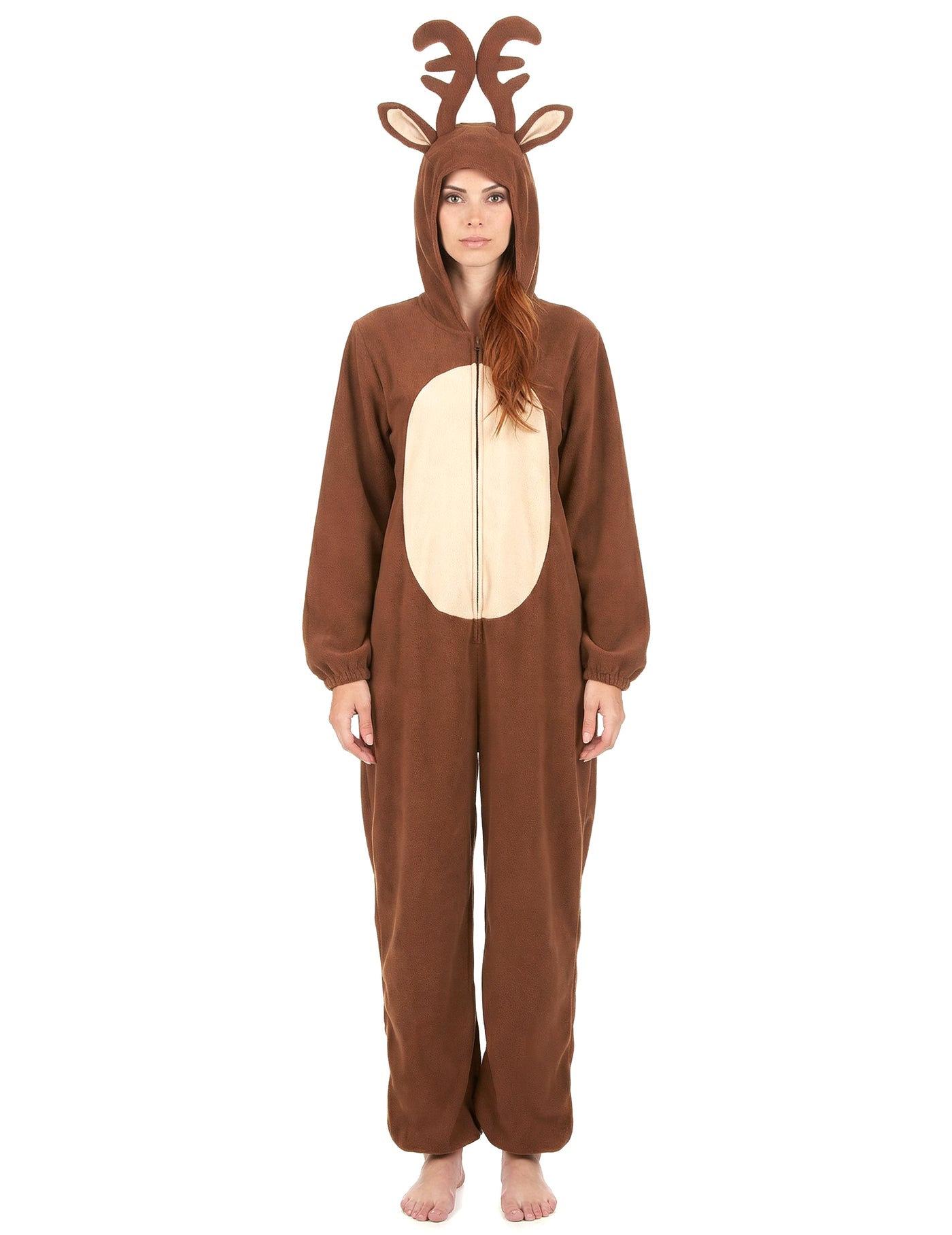 Combinaison à capuche renne femme