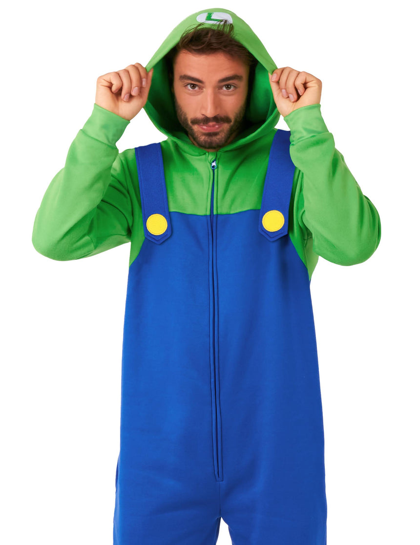 Combinaison Luigi adulte