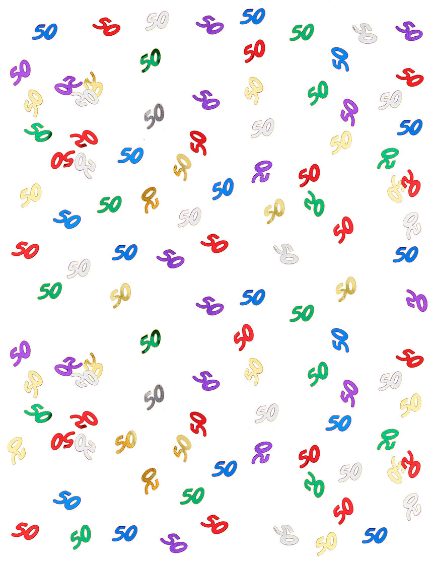 Confettis 50 ans