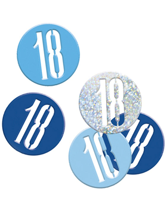 Confettis bleu/gris Age 18 ans