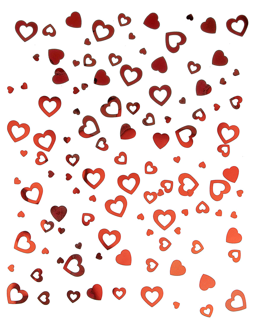 Confettis coeurs rouges 14 g