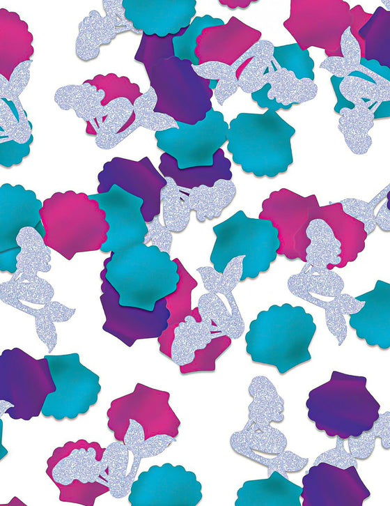 Confettis de table sirène pailletées 28g