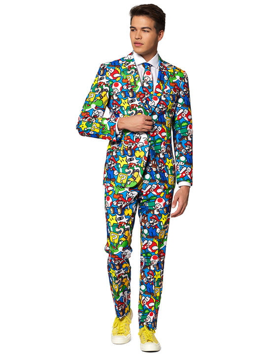 Costume Mr. Super Mario adulte Opposuits