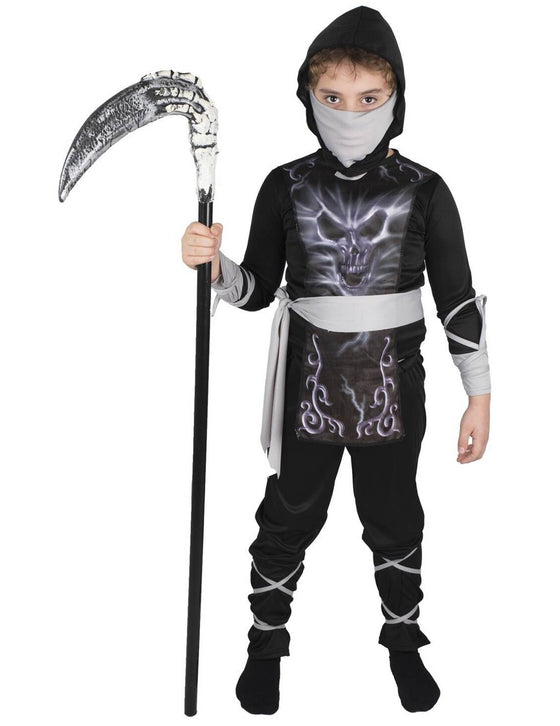 Déguisement ninja squelette enfant