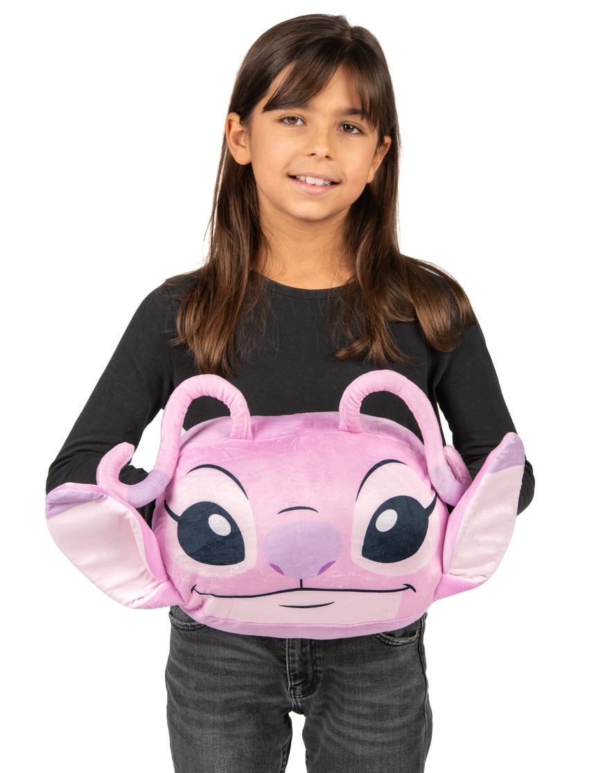 Coussin Cocooning en Forme de tête Angel Lilo & Stitch