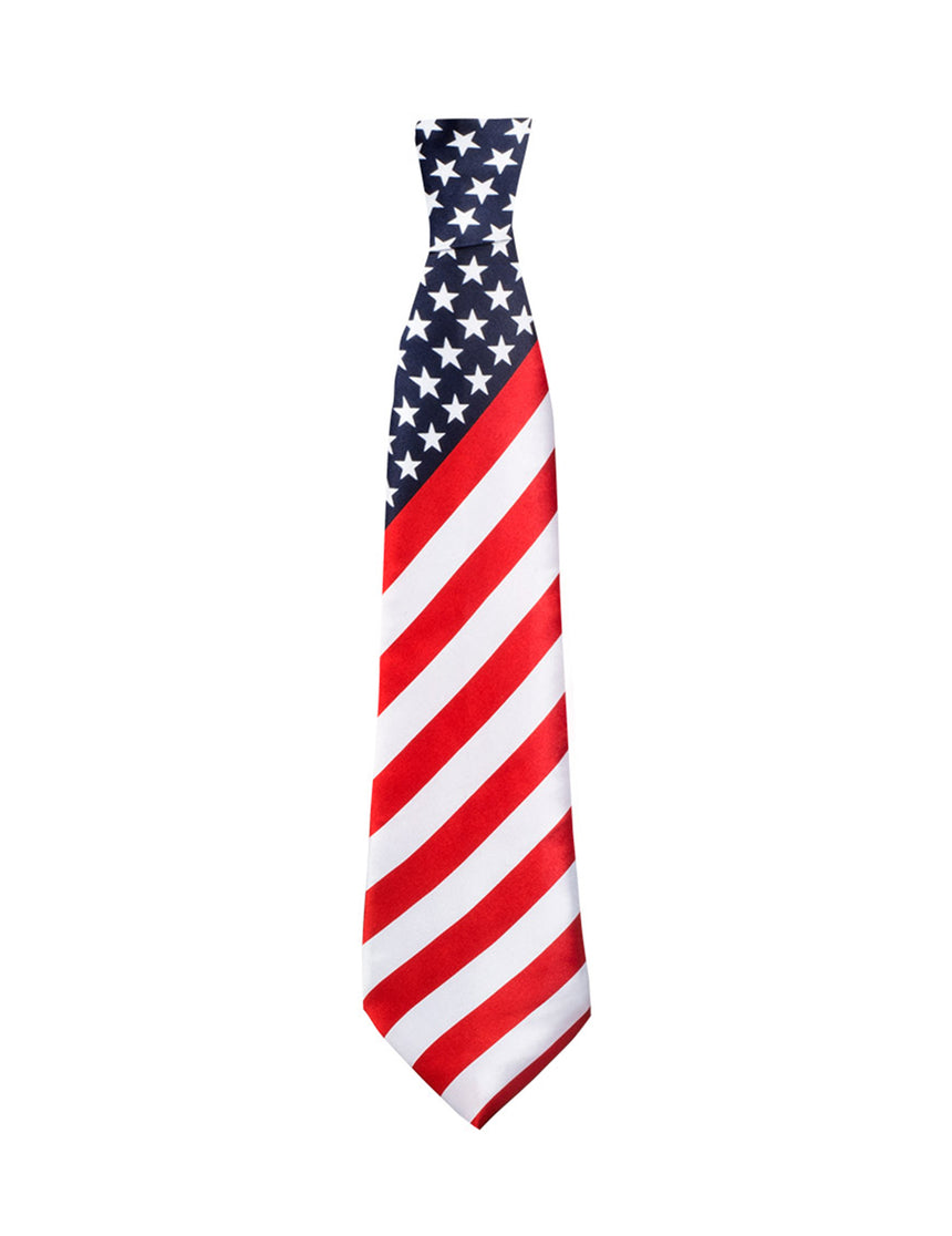 Cravate drapeau américain adulte