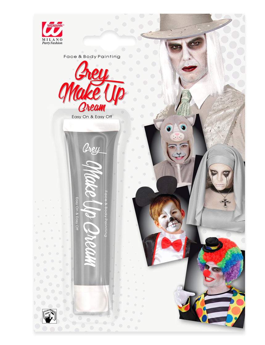 Crème de grimage grise 28 ml Halloween