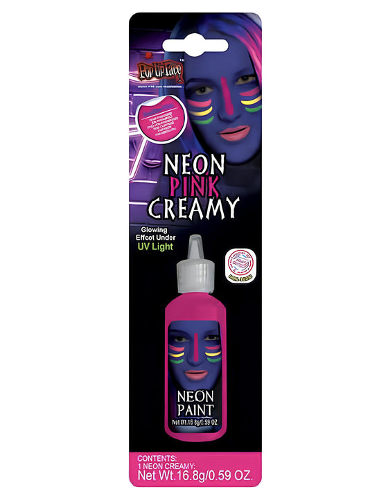 Crème de maquillage néon rose