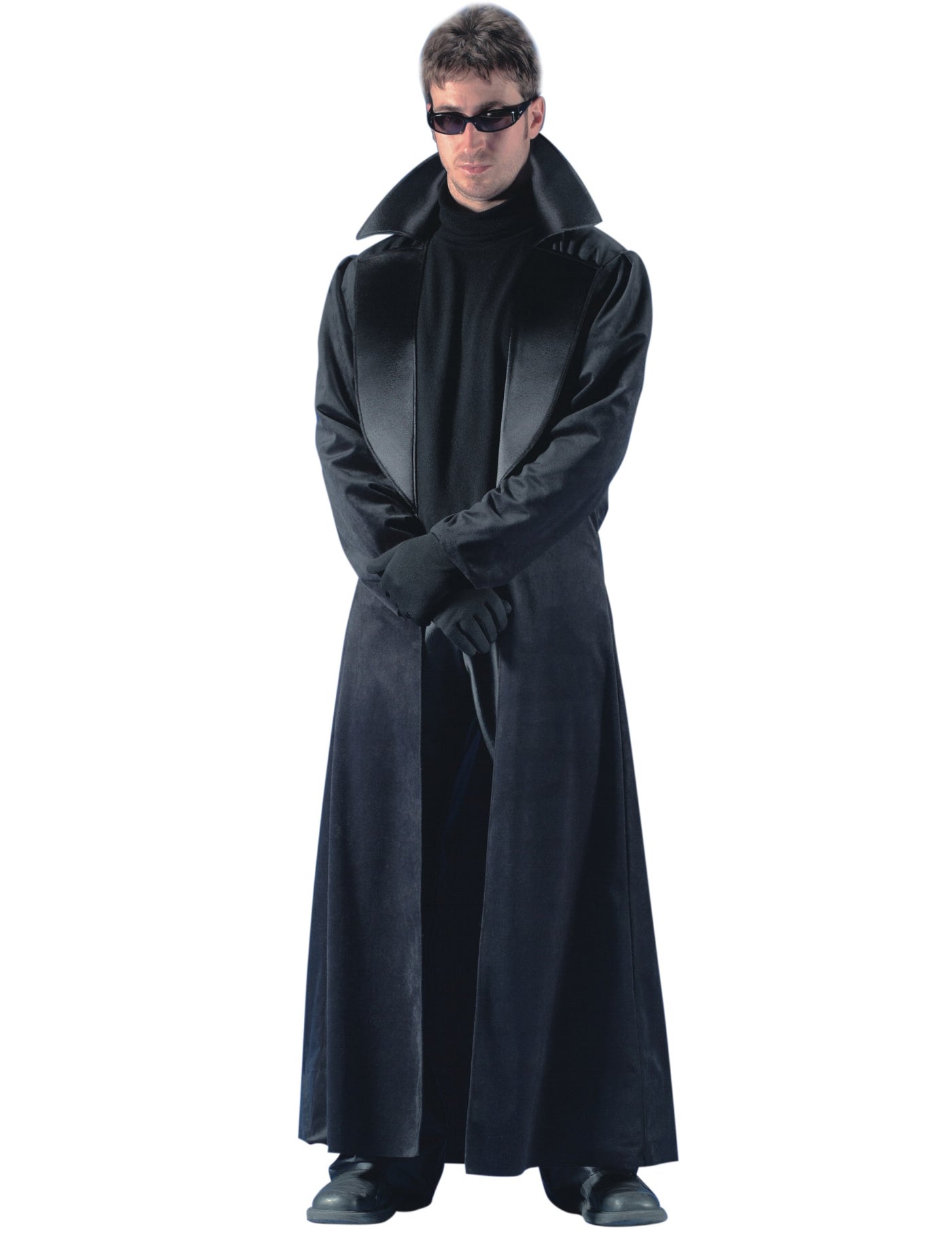 Déguisement manteau long noir homme
