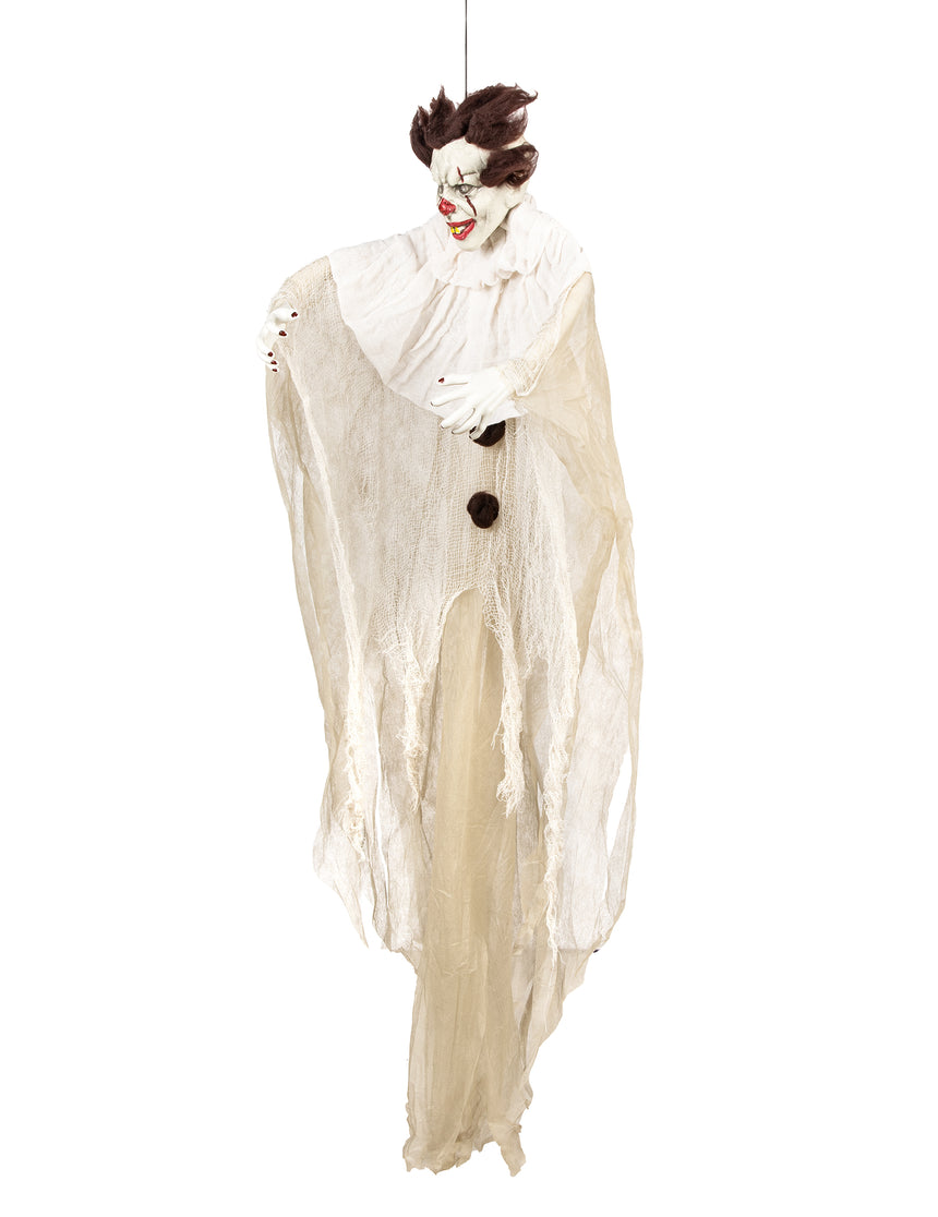 Décoration à suspendre clown tueur 130 cm