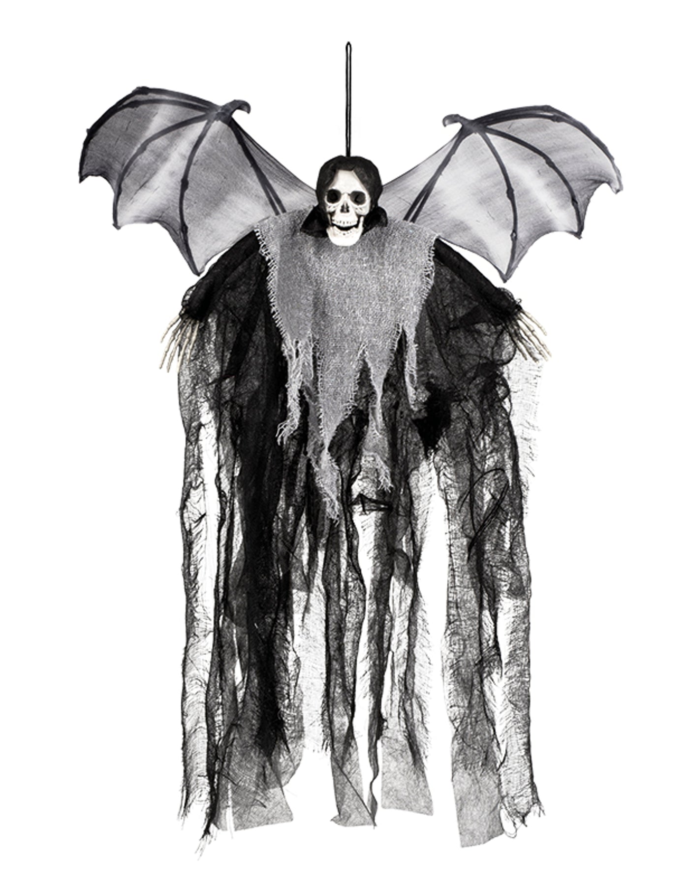Décoration à suspendre faucheuse chauve-souris 60 cm Halloween